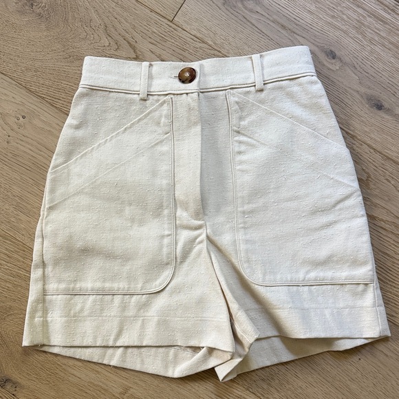 Sezane linen shorts size 34 - Picture 1 of 4